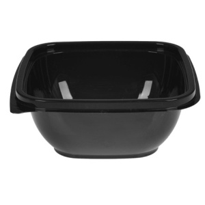 Дно контейнера полипропилен-1212 375 мл черное СтиролПласт (50500 шт.)в