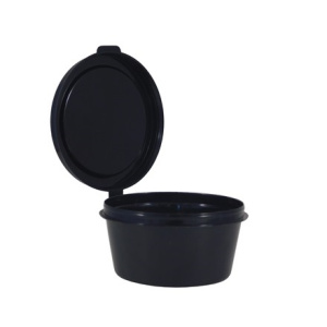 Соусник 50 мл с крышкой box4food (801200 шт.) ЧЕРНЫЙ