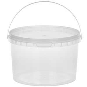 Ведро пэ с кр. 1,5 л (неокр) Луч (100 шт.)