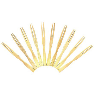 Пики деревянные (вилка коктейльная) Фрукт 90мм (100 шт.) (140 шт.)