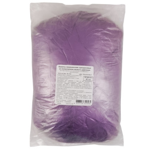 Бахилы 39 см х 14 см Экстра Плюс EleGreen фиолетовые по 100 шт. (140 шт.) ПНД-152р-Ф