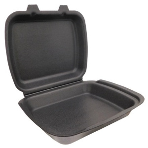 Ланч-бокс 1-секц. (247х208х63) Омск 24206-1 (130 шт.) ЧЕРНЫЙ