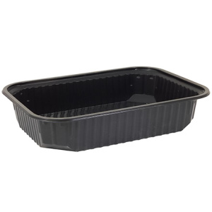 Плоское Дно контейнера  500 г черное (186х132х37) BRO PACK (100500 шт.)