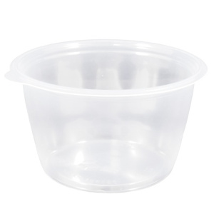 Дно контейнера круглый ССПК-14154-750 мл (PP) прозрачное (D-144, H-84 мм) BRO PACK (50300 шт.)