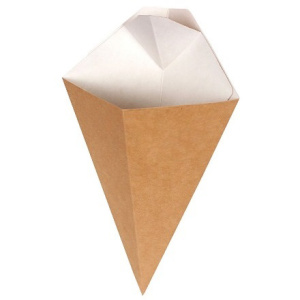 Упаковка для фри, снеков, попкорна ECO CONE L (480 шт.)