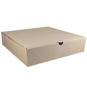 Коробка для пиццы 260х260х60 серая МИКРО (50 шт.)