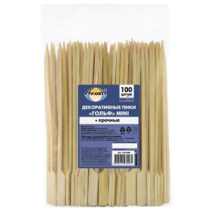 Пики деревянные Гольф 150 мм (100 шт.) AVIORA (130 шт.) 401-904