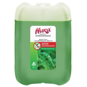 Мыло жидкое 5,0 л. с дез.эффектом Ника-Свежесть Антибактериальное (14 шт.)