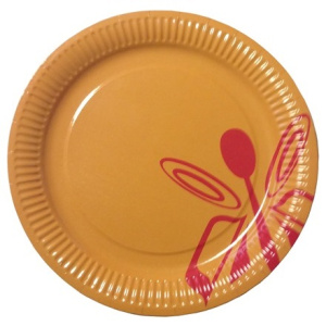 Тарелка картонная Бабочка