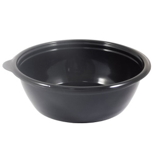 Дно контейнера круглый ССПК 14154-375 мл (PP) черное (D-144, H-47 мм) BRO PACK (50300 шт.)