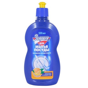 Средство моющее для посуды 0,5 л. Золушка Апельсин АМС-Медиа (118 шт.) М01-02