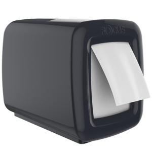 Диспенсер для салфеток настольный с боковой подачей ЧЕРНЫЙ Focus (112 шт.) 8076288 1