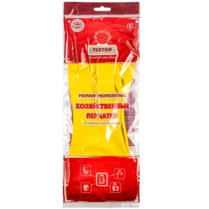 Перчатки резиновые прочные Premium Pro Textop S (1 пара) (1120 шт.) Т213