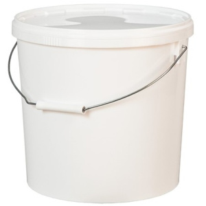 Ведро пэ с кр.15,0 л (белое) Луч (10 шт.)