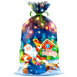 Пакет подарочный 20х35 Фейерверк (1002000 шт.) Интерпак 1