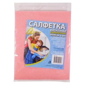 Салфетка вискозная 30х38 (5 шт.) Артком (150 шт.) СВ-5