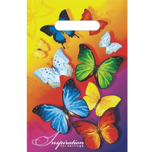 Пакет с прорубной ручкой ПВД 20х30 (30 мкм) Вдохновение (1003000 шт.) Интерпак