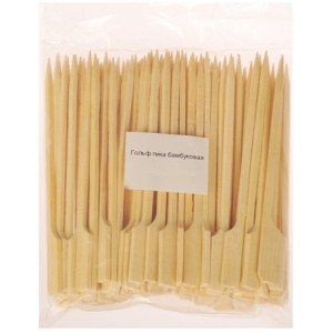 Пики деревянные Гольф 180 мм (100 шт.) (140 шт.)