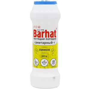 Чистящий порошок 500 г Бархат Санитарный-1 Лимон (120 шт) Б151