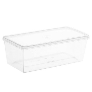 Контейнер мармелад прямоугольный с крышкой 517 мл (160х80х60) ВЗЛП (304 шт.) 5087п 1