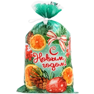 Пакет подарочный 20х35 Гостинцы (1002000 шт.) Интерпак 1