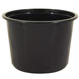 ВЗЛП-115-500 мл (PP) Дно круглое черное (D-115, H-82 мм) (50500 шт.) 1548ч