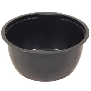 Дно контейнера М-132 500 мл (PP) черное (D-132, H-64 мм) UpaxUnity (50600 шт.)