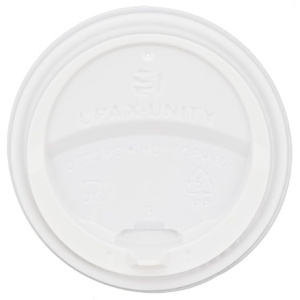 Крышка для стакана (d-80 мм) закрытый питейник БЕЛАЯ UpaxUnity (502000 шт.)