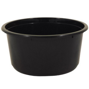 ВЗЛП-115-350 мл (PP) Дно круглое черное (D-115, H-58 мм) (50500 шт.) 1547ч