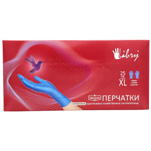 Перчатки латексные Ультрапрочные XL (50 шт.) (110 шт.)