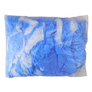 Бахилы с двойной подошвой 40 см х 14 см Супер60 синие по 100 шт. (130 шт.) 1