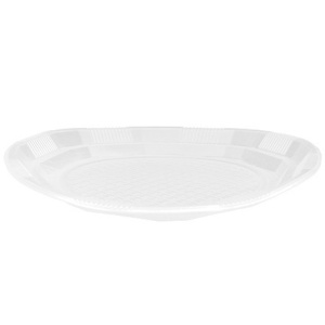 Тарелка D205 (1-секц.) ПП прозрачная (1001500 шт.) Поликом
