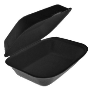 Ланч-бокс (195х150х70) LBS Протэк (100 шт.) ЧЕРНЫЙ