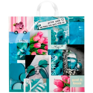 Пакет с петлевой ручкой ПВД 44х44 (70 мкм) Дежавю (25250 шт.) Интерпак