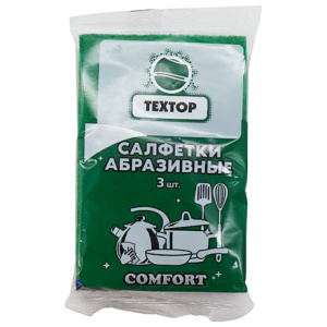 Губка абразивная 130х90х5 Textop (3 шт.) (1100 шт.) Т1210