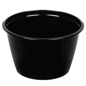 ВЗЛП-144-750 мл (PP) Дно круглое черное (D-144, H-85 мм) (50300 шт.) 1552ч