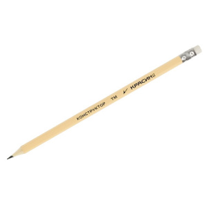 Карандаш дерев. заточ. с ластиком, чгр. Конструктор НВ (1144 шт.)