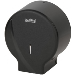 Диспенсер для туалетной бумаги 200 м LAIMA PROFESSIONAL ORIGINAL, ЧЕРНЫЙ (1 шт.) 605767
