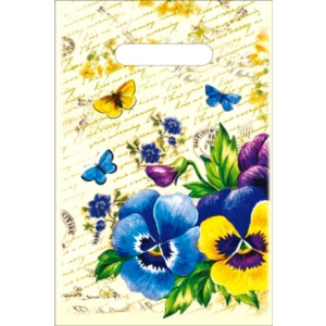 Пакет с прорубной ручкой ПВД 20х30 (30 мкм) Глори (1002000 шт.) Интерпак