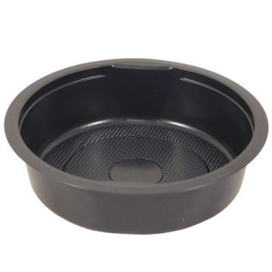 Дно контейнера М-132 350 мл (PP) черное (D-132, H-35 мм) UpaxUnity (50600 шт.)