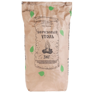 Древесный уголь 3 кг