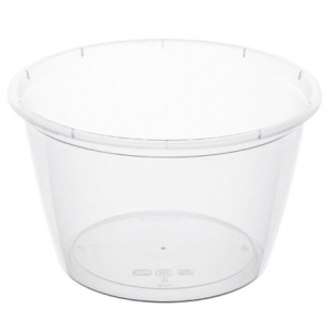 ВЗЛП-144-750 мл (PP) Дно круглое прозрачное (D-144, H-85 мм) (50300 шт.) 1552п