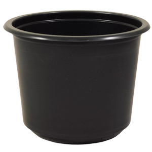 Д-115-500 мл (PP) Дно круглое черное (D-115, H-88 мм) Д-Полимер (50500 шт.)
