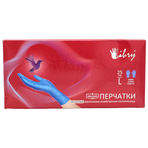 Перчатки латексные Ультрапрочные L (50 шт.) (110 шт.)