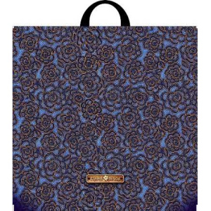 Пакет с петлевой ручкой ПВД 44х44 (70 мкм) Джинсовая роза (25250 шт.) Интерпак