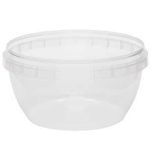 Контейнер плошка 360 мл (Н-57, D-105) V-cap (300 шт.) бк