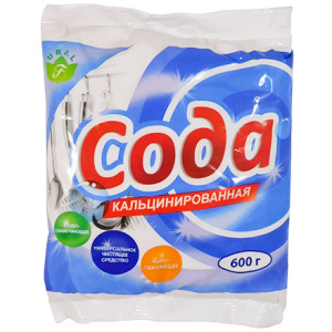 Сода кальцинированная 600 г (мягкая упаковка) Флора (120 шт.)