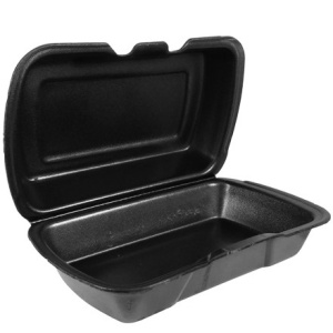 Ланч-бокс (235х145х43) LB-230 (100 шт.) Чёрный