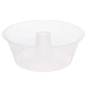 Снек-тарелка (на стаканы 8090мм+бутылкуПЭТ) прозрачная с отверстием под трубочку Перинт (192 шт.) 1