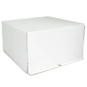 Короб для торта белый без окна 305х305х190 мм (65 шт.) Т23Е
